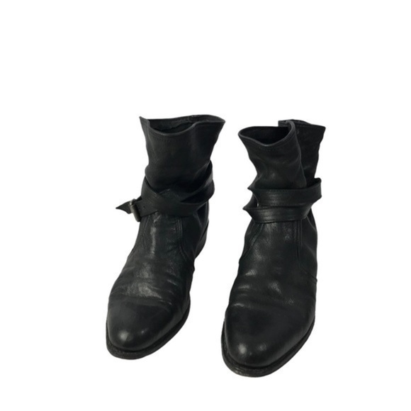 FRYE 77547 Dorado Black Leather Western Cowgirl Riding Boots Women's Size 9 - Picture 5 of 12